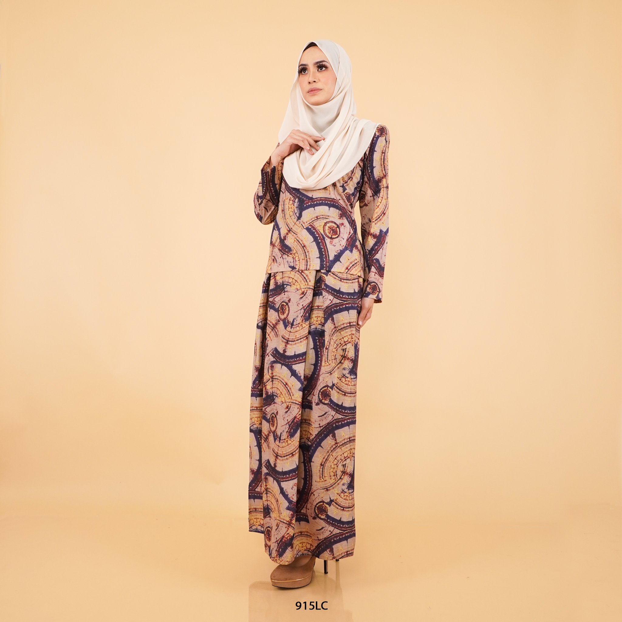 Lalita Crop Top Pleated in Mushroom Brown (915LT-1