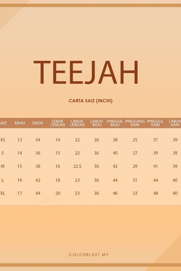 Teejah Kurung in Brown (1091T-1) - Image 5