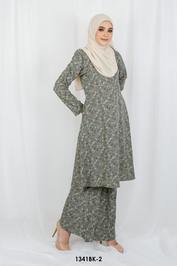 Bella Kurung in Sage Green (1341BK-2) - Image 2