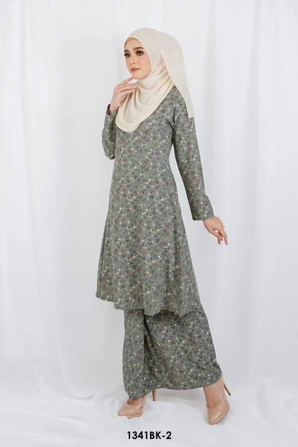 Bella Kurung in Sage Green (1341BK-2) - Image 4