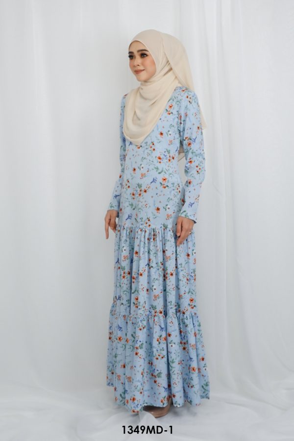 Maria Dress in Soft Blue (1349MD-1) - Image 4