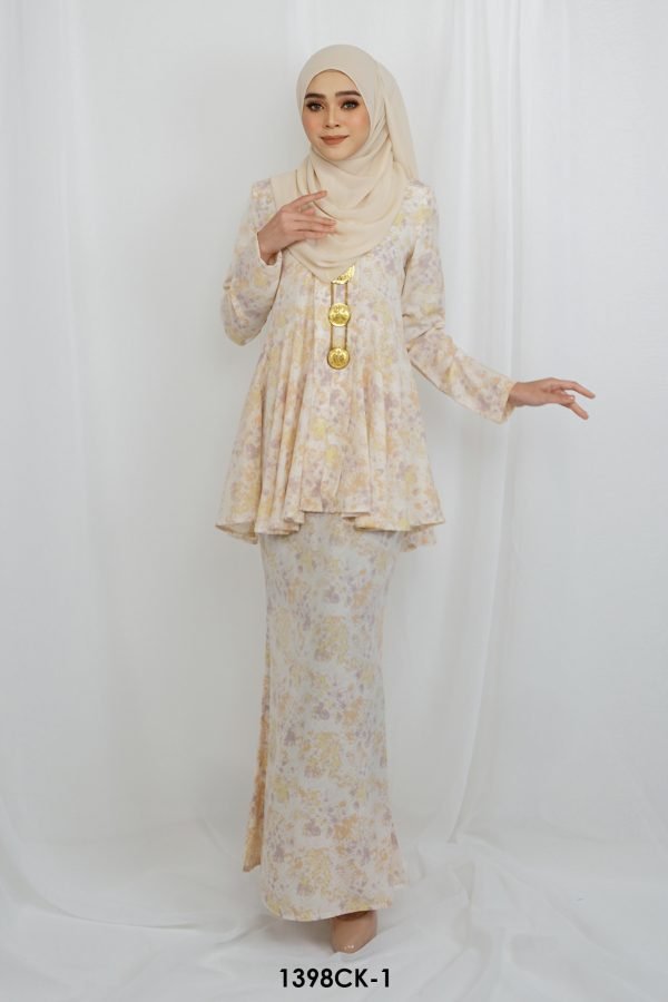 Cempaka Kebaya in Peach Purple (1398CK-1)