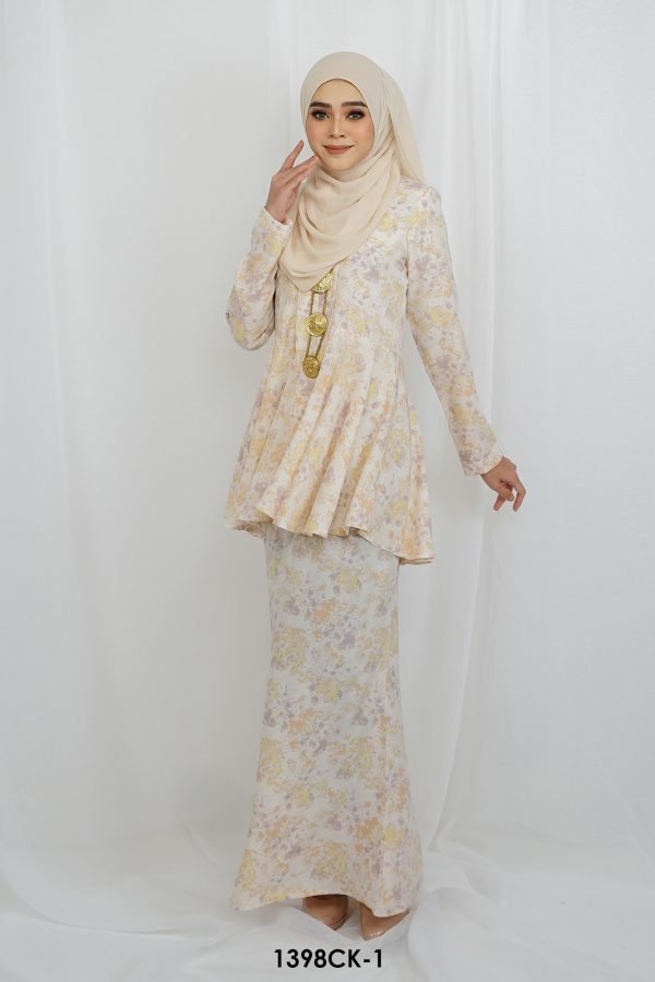 Cempaka Kebaya in Peach Purple (1398CK-1) - Image 3