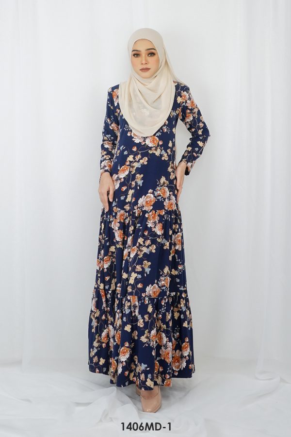 Maria Dress in Midnight Blue (1406MD-1)