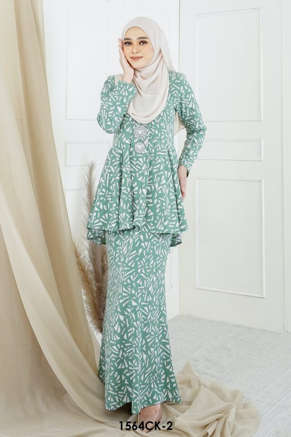 Cempaka Kebaya in Green (1564CK-2) - Image 4