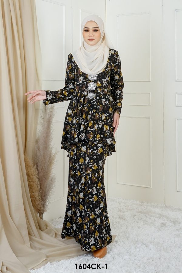 Cempaka Kebaya in Black (1604CK-1)