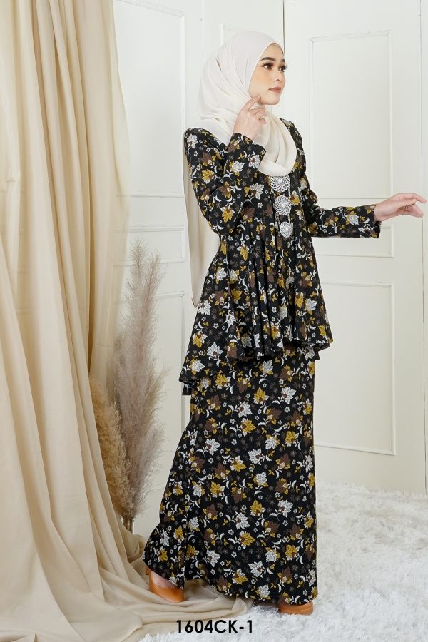 Cempaka Kebaya in Black (1604CK-1) - Image 2