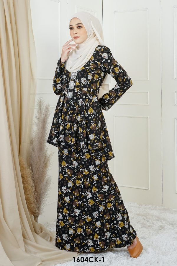 Cempaka Kebaya in Black (1604CK-1) - Image 3