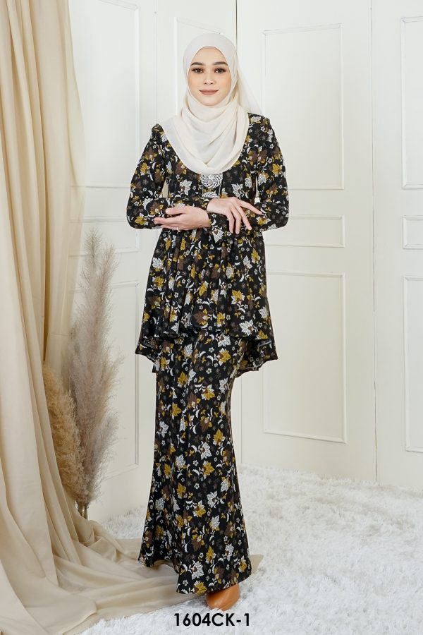 Cempaka Kebaya in Black (1604CK-1) - Image 4