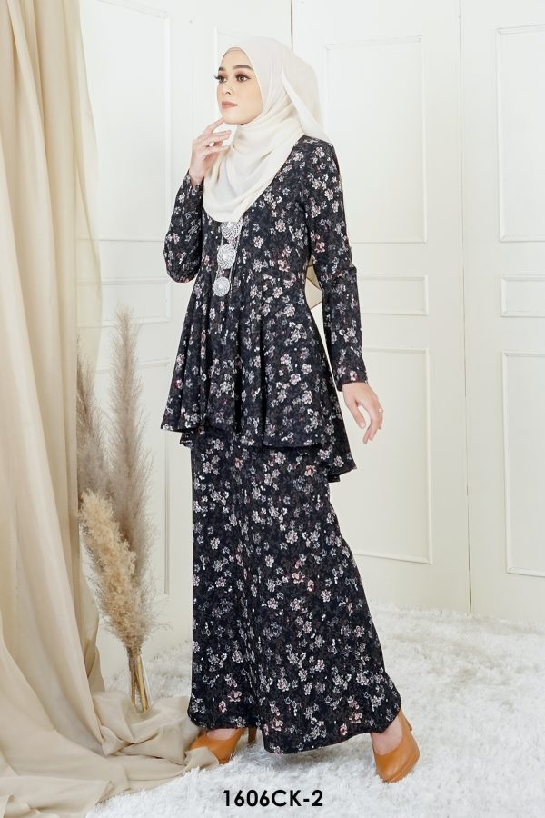 Cempaka Kebaya in Black (1606CK-2) - Image 3