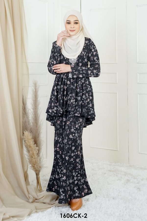 Cempaka Kebaya in Black (1606CK-2) - Image 4