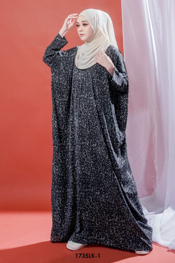 Luna Kaftan in Black (1735LK-1) - Image 3