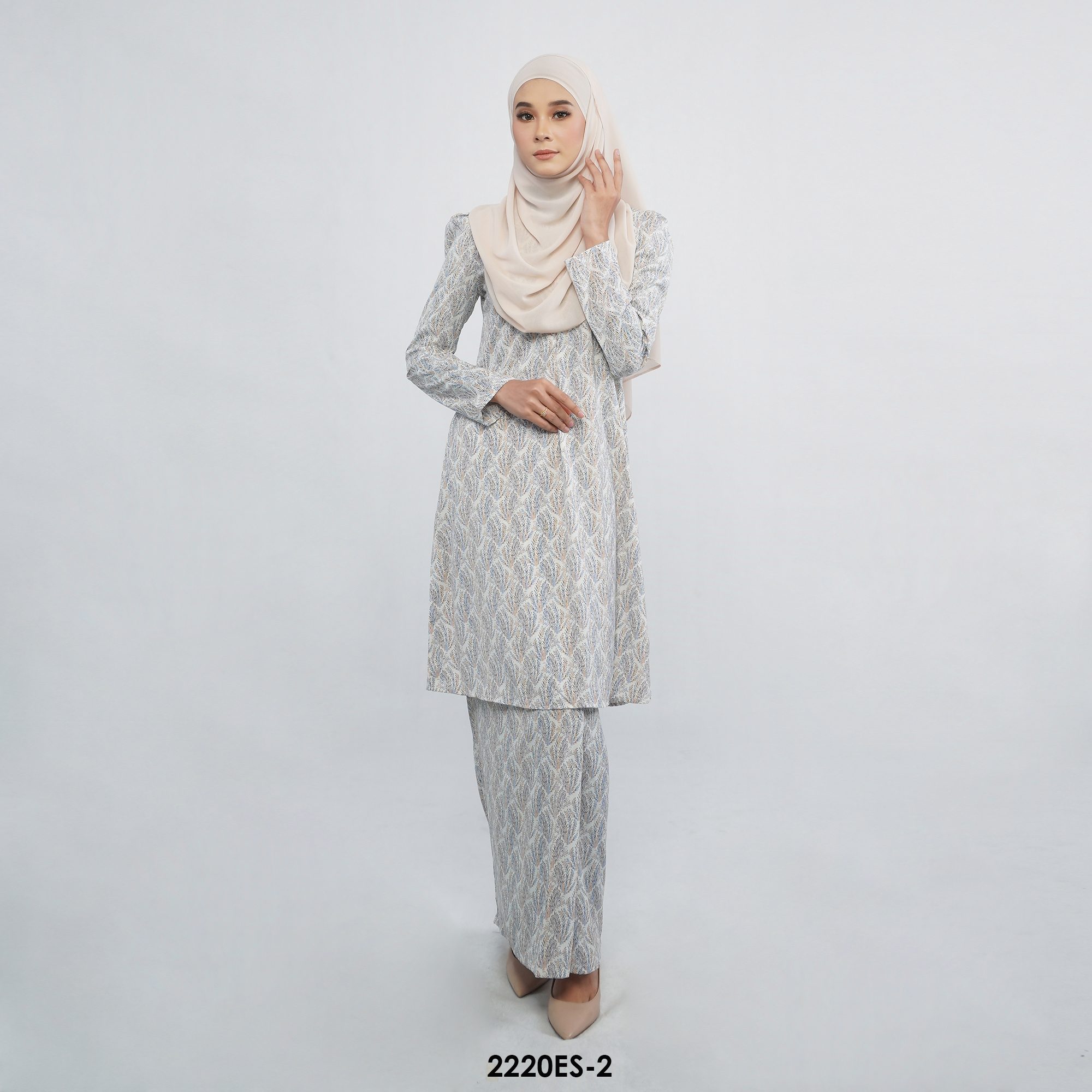 Estella Kurung in Light Blue (2220ES2) Color Blast