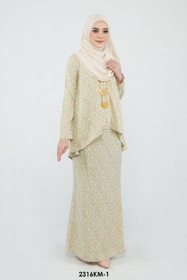 Kebaya Melur in Lime (2316KM-1) - Image 2