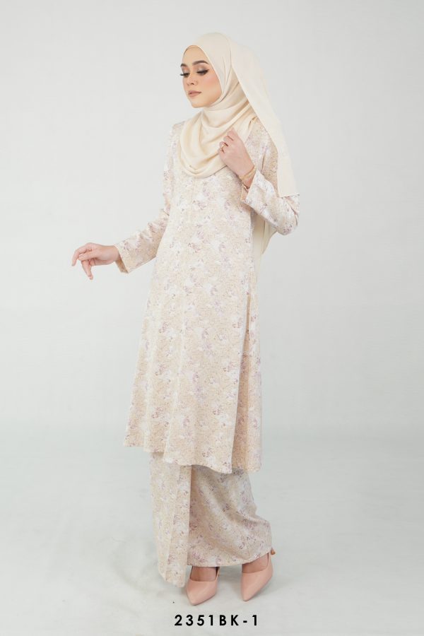 Bella Kurung in Nude (2351BK-1) - Image 2