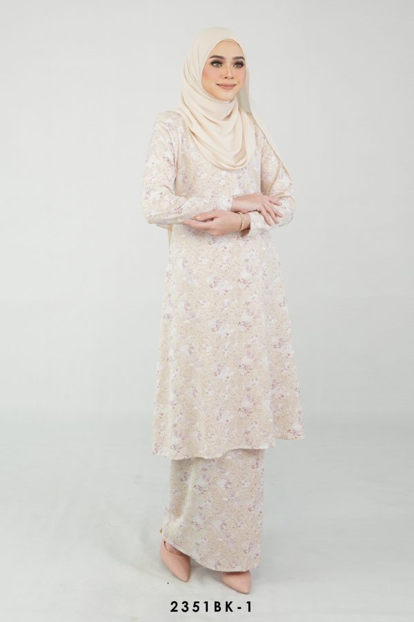 Bella Kurung in Nude (2351BK-1) - Image 3