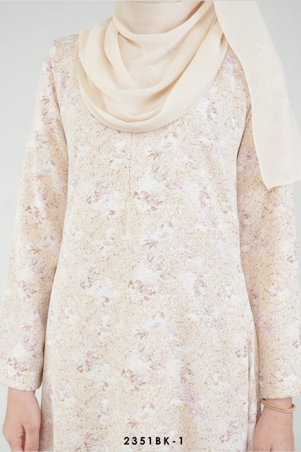 Bella Kurung in Nude (2351BK-1) - Image 4