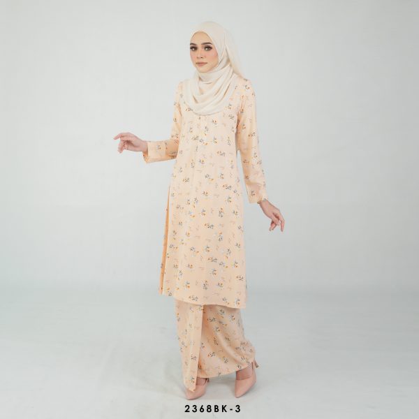 Bella Kurung in Salmon (2368BK-3) - Image 3