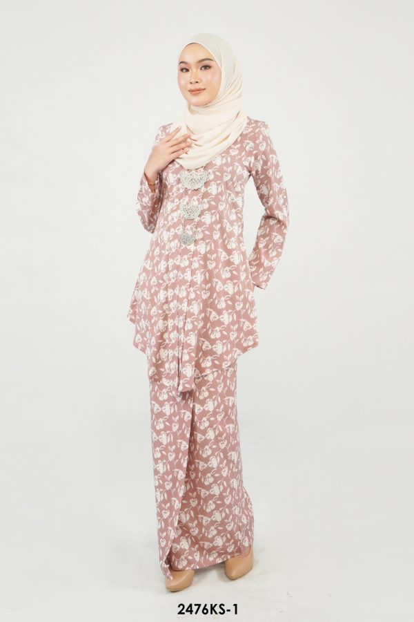 Kebaya Saloma in Mauve (2476KS-1) - Image 3