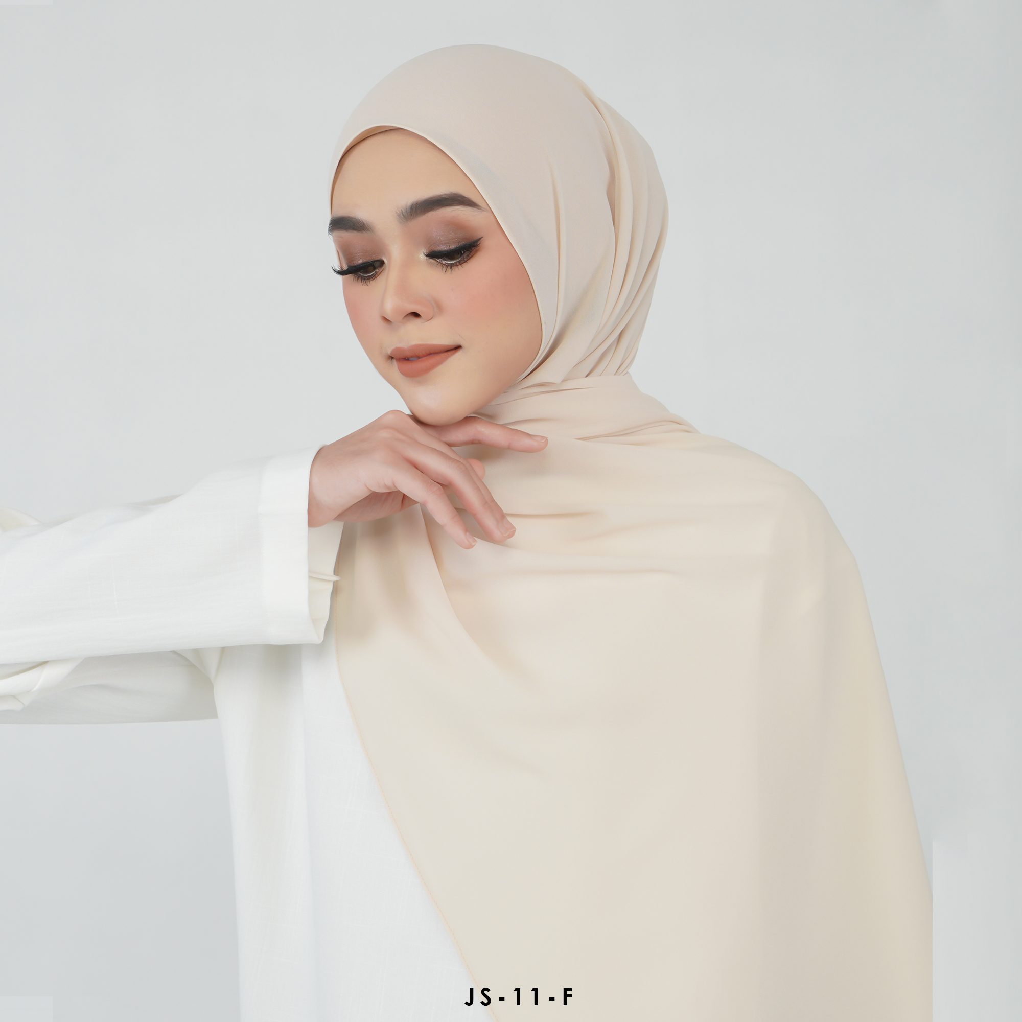 Juwita Shawl in Light Grey (JS-10) – Color Blast