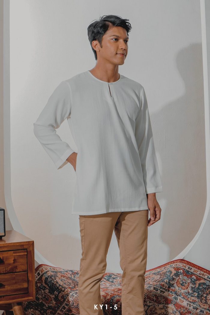 Kurta Yusoff in White (KY1-5)