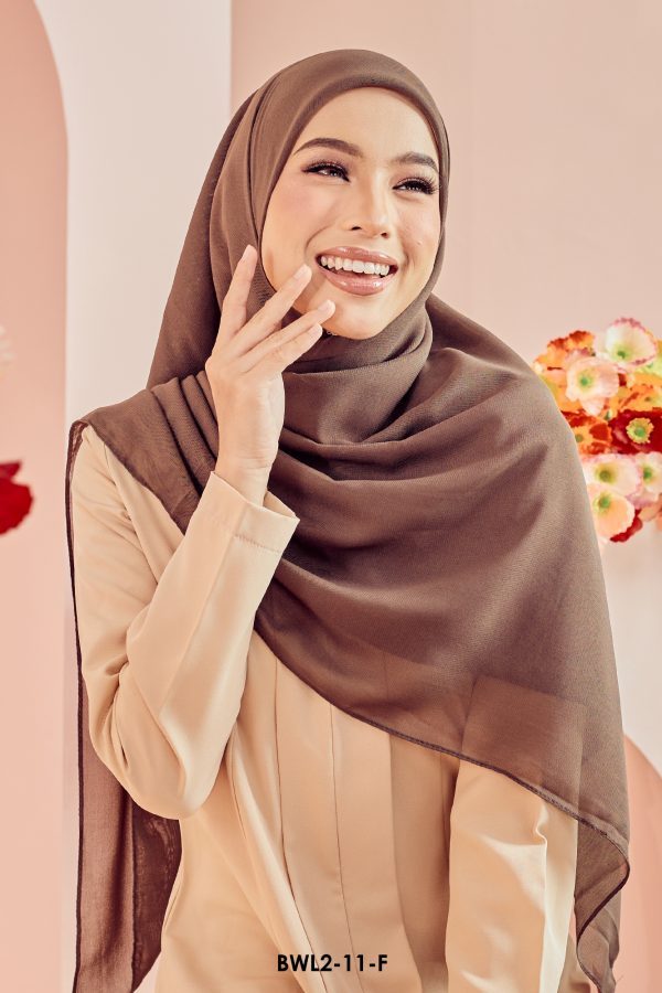 Bawal Chiffon Voile in Nescafe (BWL2-11) - Image 2