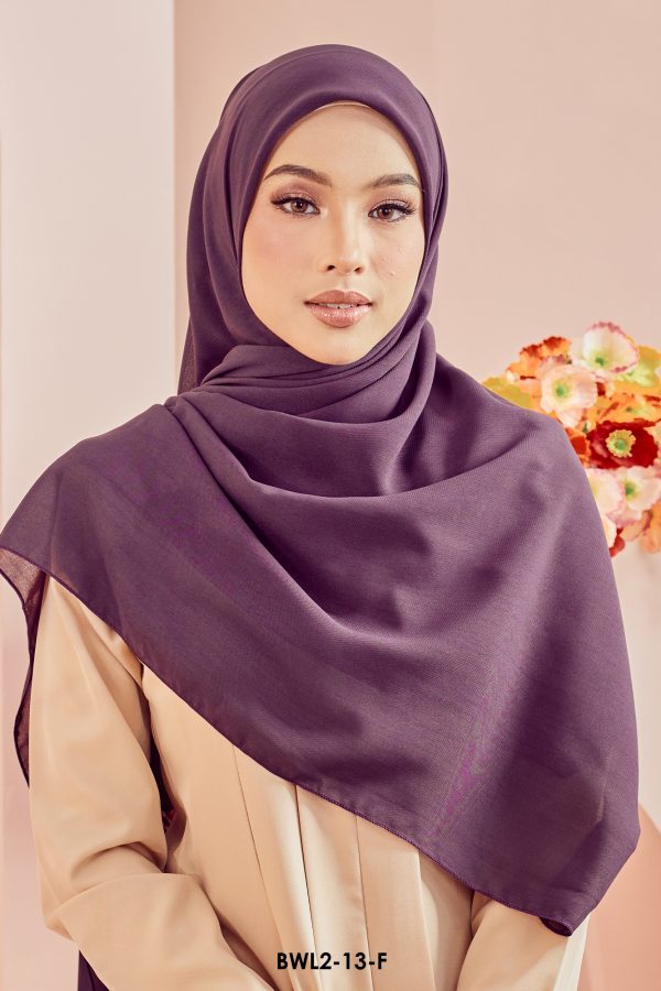 Bawal Chiffon Voile in Purple (BWL2-13)