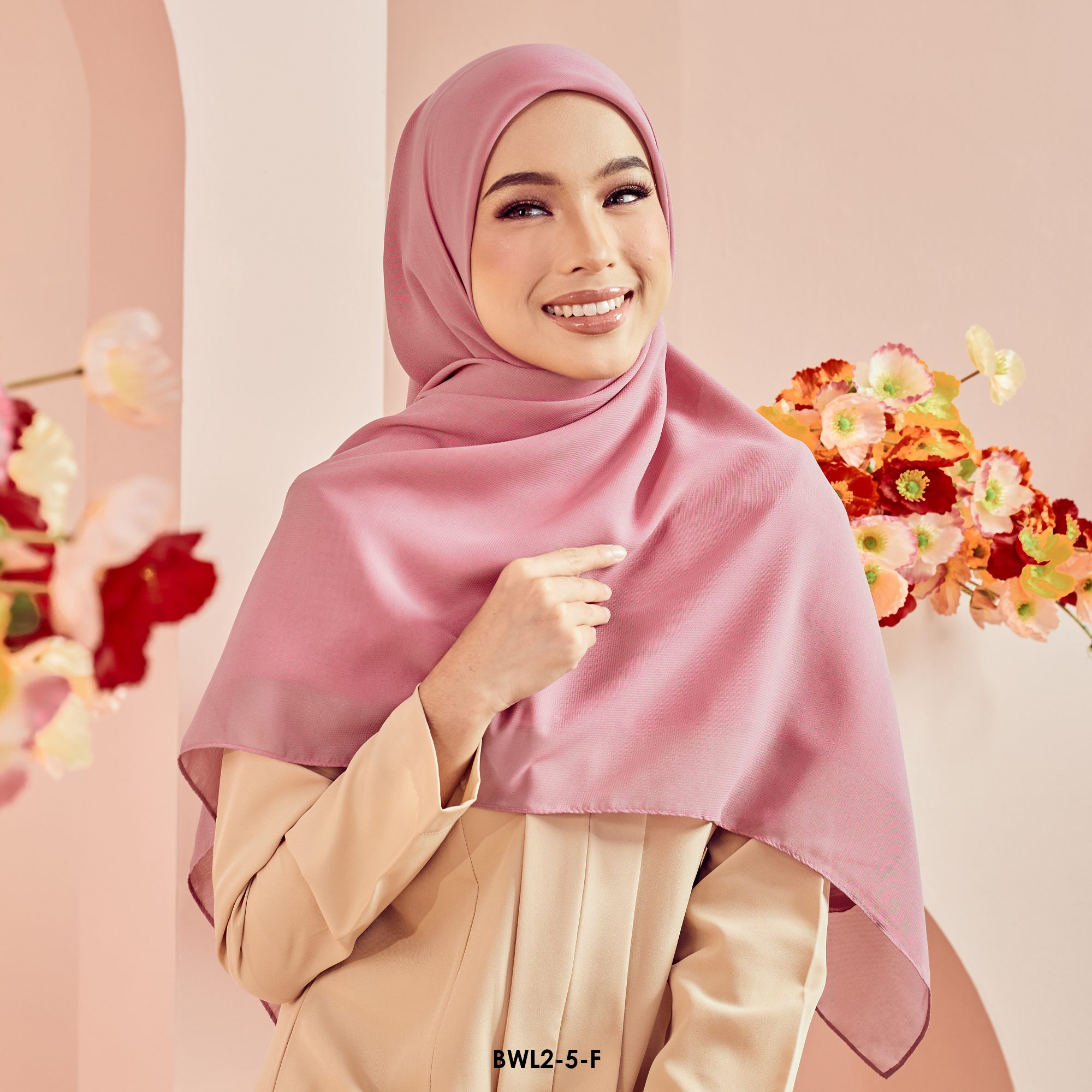 PLAIN BAWAL - DUSTY PINK