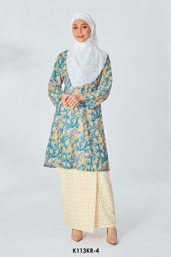 Riau Kurung in Yellow (K113KR-4)