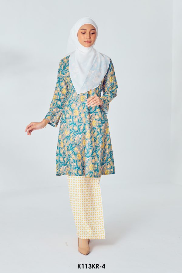 Riau Kurung in Yellow (K113KR-4) - Image 2