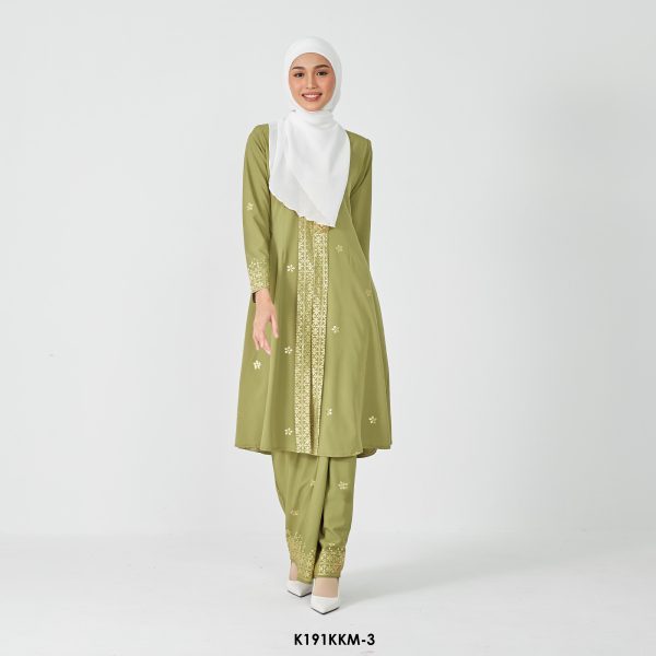 Kebarung Kalthom Glitter in Olive (K191KKM-3)