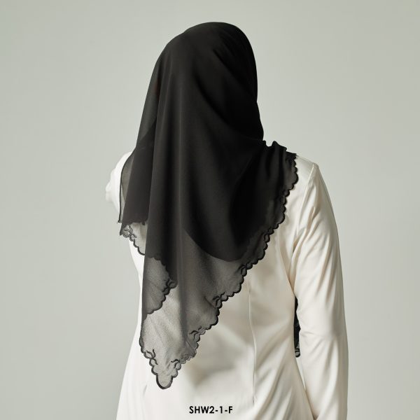 Widuri Shawl in Black (SHW2-1)
