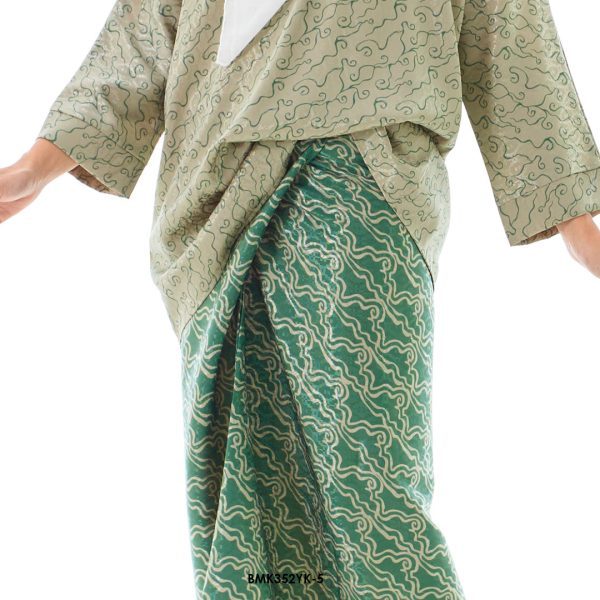 Yasmin Kurung in Dusty Green (BMK352YK-5) - Image 4