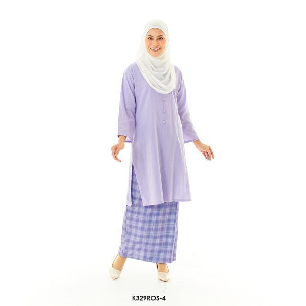 Rosie Kurung in Lavender (K329ROS-4)