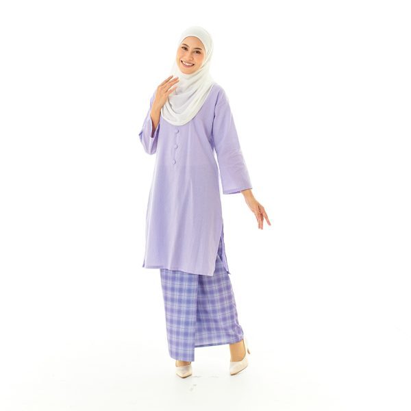 Rosie Kurung in Lavender (K329ROS-4) - Image 2