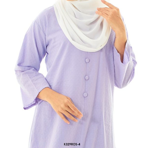 Rosie Kurung in Lavender (K329ROS-4) - Image 3