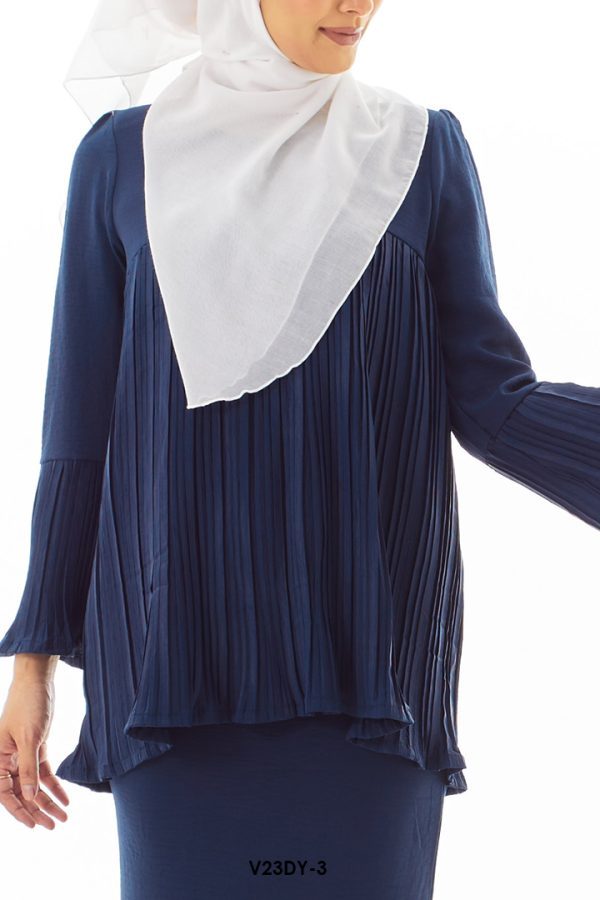 Dayan Kurung in Dark Blue (V23DY-3) - Image 3