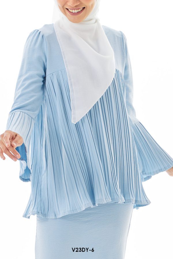 Dayan Kurung in Light Blue (V23DY-6) - Image 3