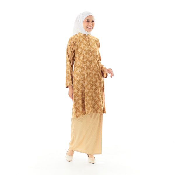 Dahlia Kurung in Gold (BMK354DH-6) - Image 2