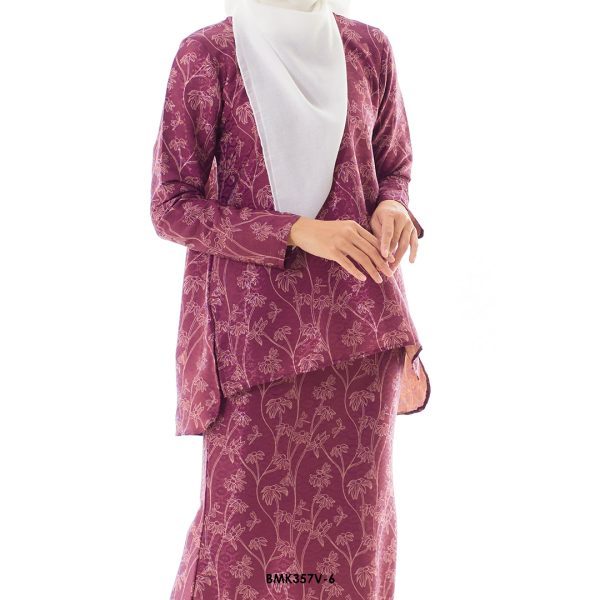 Vanessa Kurung in Berry (BMK357V-6) - Image 3