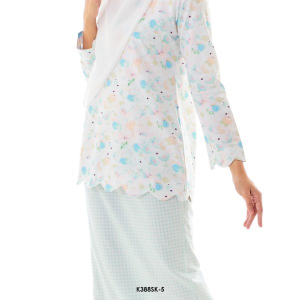 Sandra Kurung in Iced Blue (K388SK-5) - Image 3