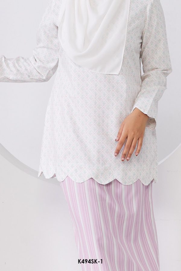 Sandra Kurung in Soft Pink (K494SK-1) - Image 3