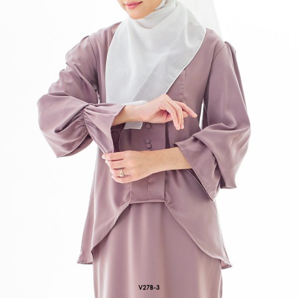 Reena Kurung in Dusty Purple (V27B-3) - Image 3