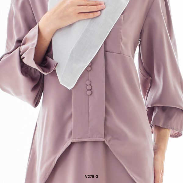 Reena Kurung in Dusty Purple (V27B-3) - Image 4