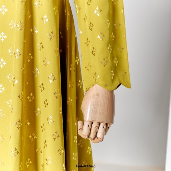 Kebarung Kalthom 2.0 Scallop Glitter in Mustard (K646KKM-3) - Image 2