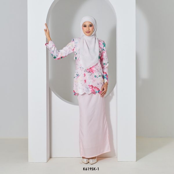 Sandra Kurung in Neon Pink (K619SK-1)