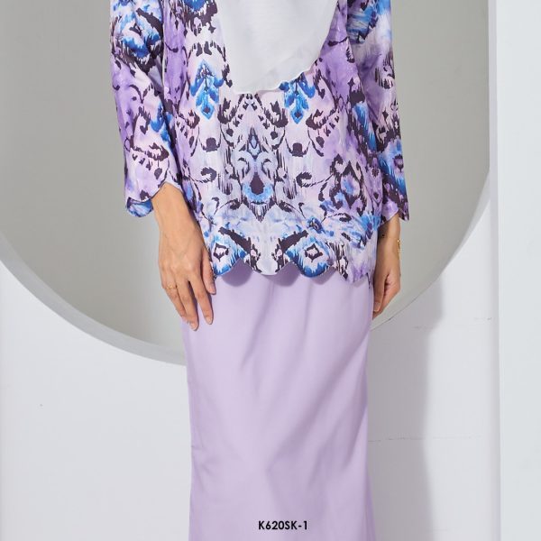 Sandra Kurung in Purple (K620SK-1) - Image 2