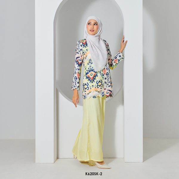 Sandra Kurung in Yellow (K620SK-2) - Image 3