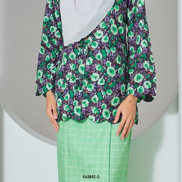 Suzy Kurung in Light Green (K628SZ-2) - Image 2