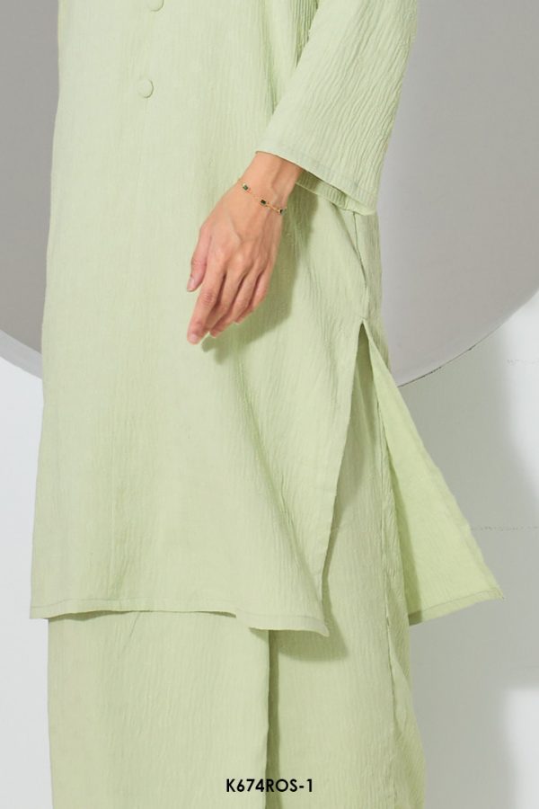 Rosie Kurung in Mint (K674ROS-1) - Image 4